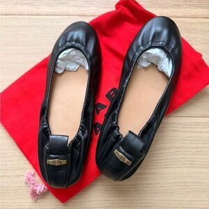 Isabel Marant Black Leather Flats